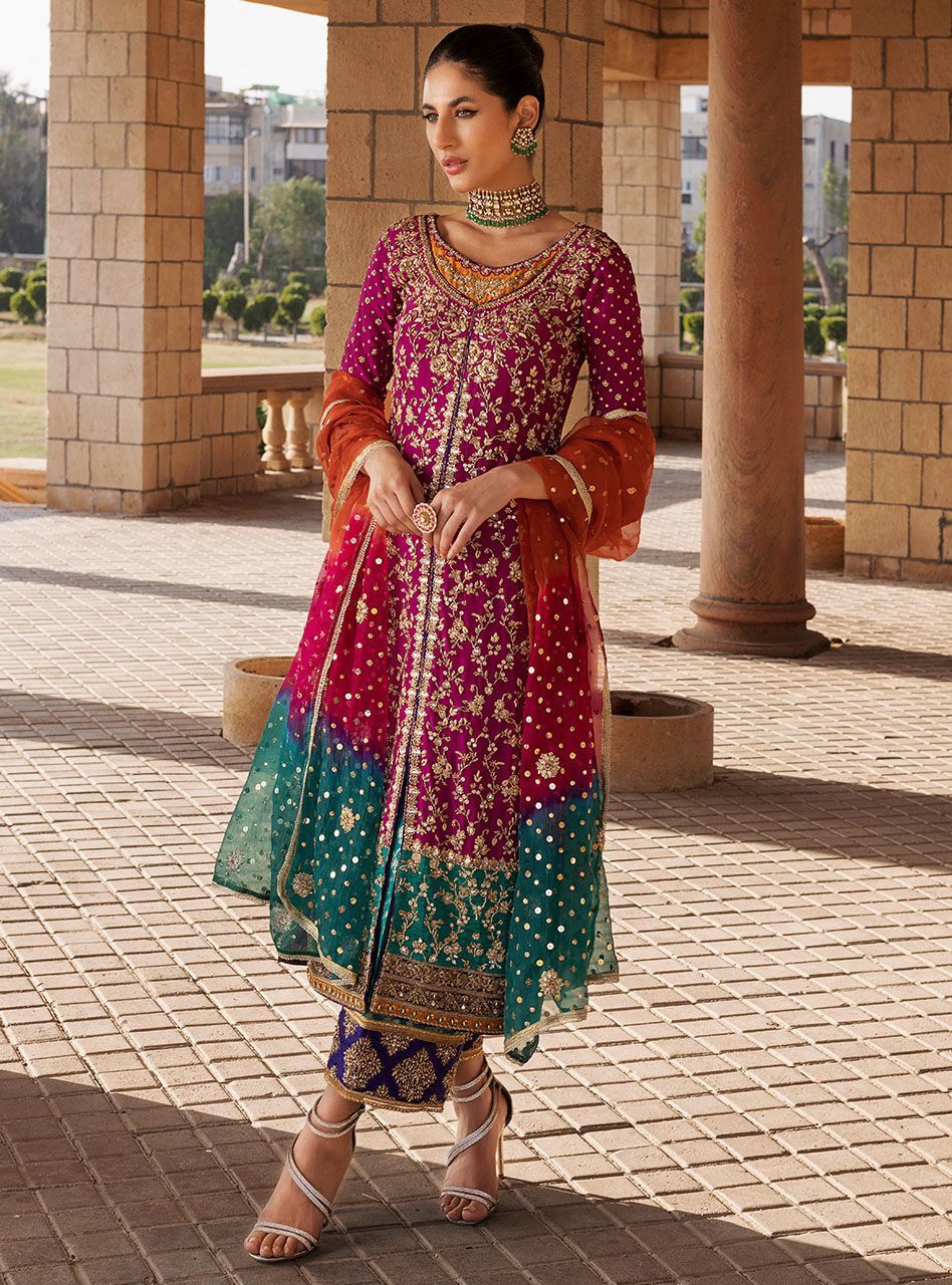 Ambriadry kurti plazzo dupatta