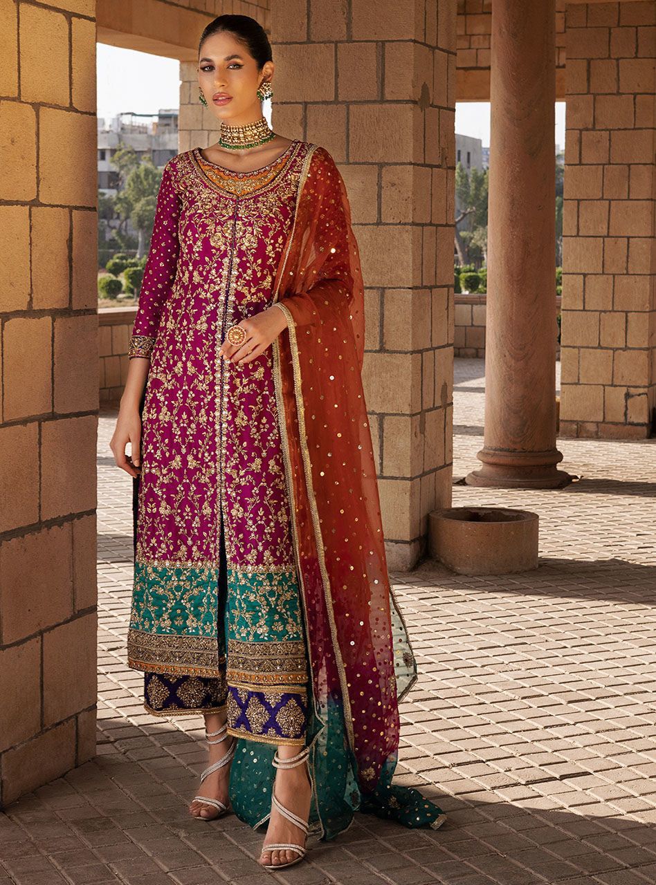 Ambriadry kurti plazzo dupatta